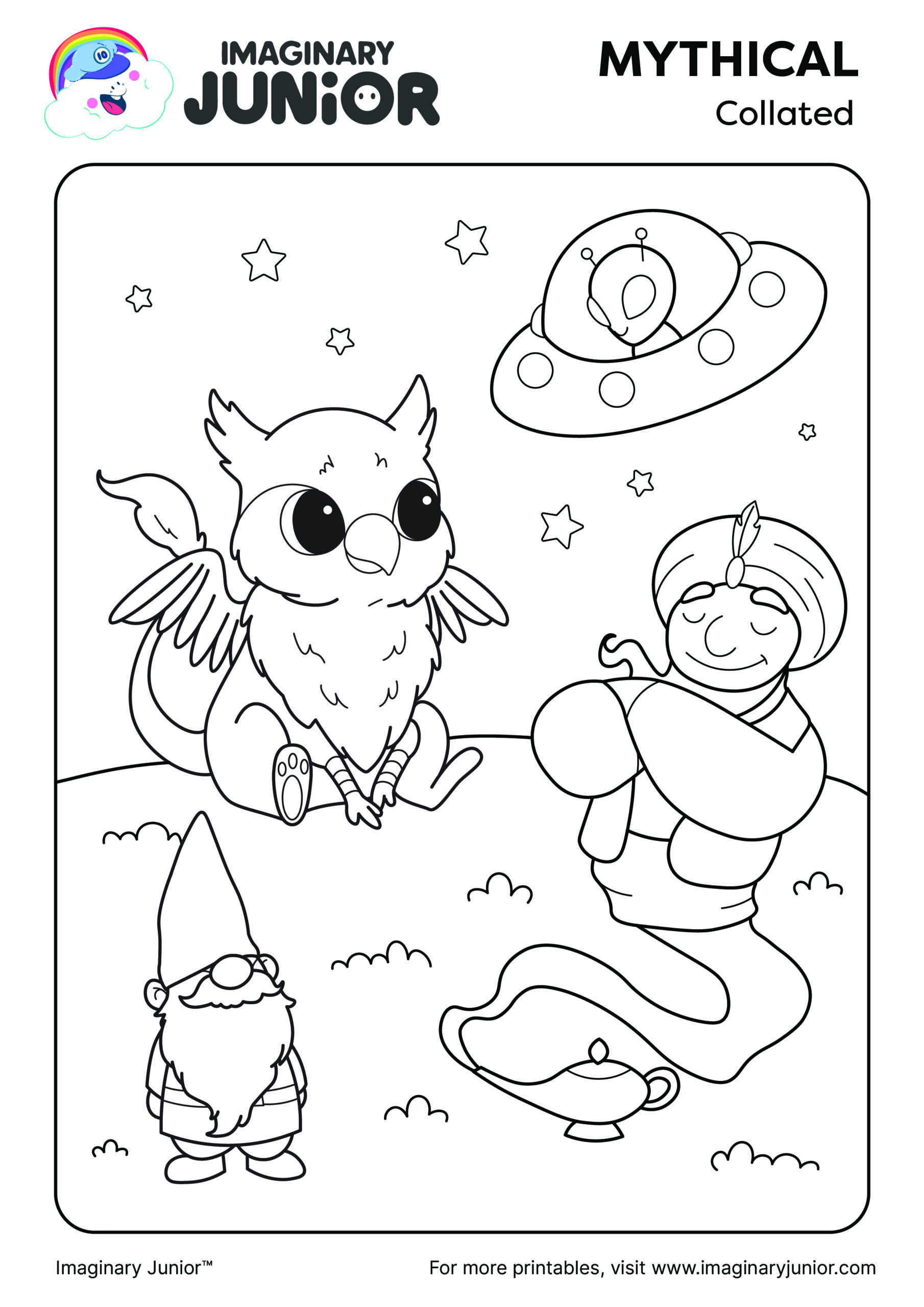 Collated Printables & Coloring Pages (2023 Edition) Imaginary Junior