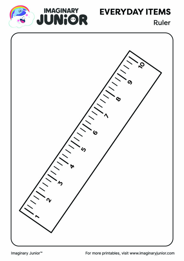 Ruler Printables Coloring Pages (2025 Edition) Imaginary Junior Ruler Printables Coloring Pages (2025 Edition) Imaginary Junior